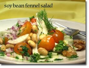 Soy Bean and Fennel Salad