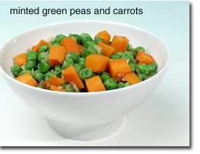 Minted Green Peas & Carrots