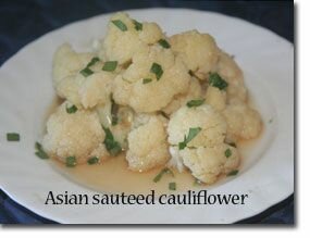 Asian Sautéed Cauliflower
