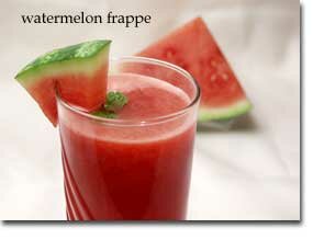 5-Minute Watermelon Frappe