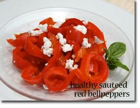 7-Minute Healthy Sautéed Red Bell Peppers