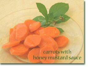 Carrots with Honey Mustard Sauce