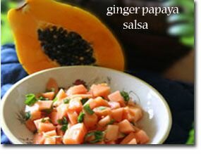 Ginger Papaya Salsa