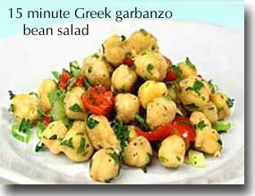 15-Minute Greek Garbanzo Bean Salad